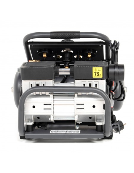 Cichy kompresor bezolejowy ręczny NAC OF-SLH-8-0.75-IN 8L 750W 1HP 5905842511835 5