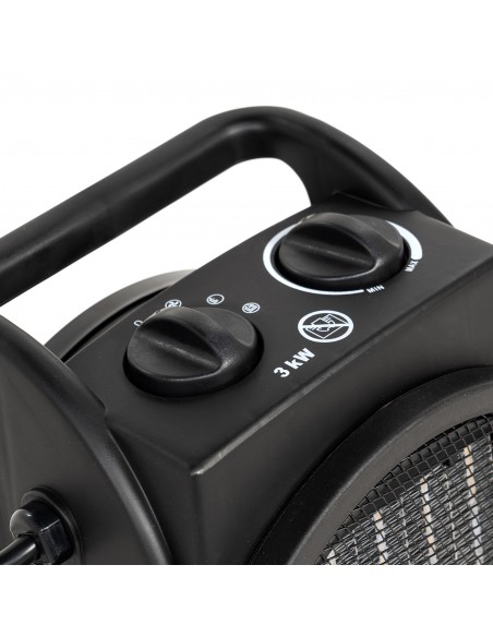 Nagrzewnica elektryczna typu Słonko z grzałką PTC NAC HE-3K-S-BG 3000W 5905842520691 6