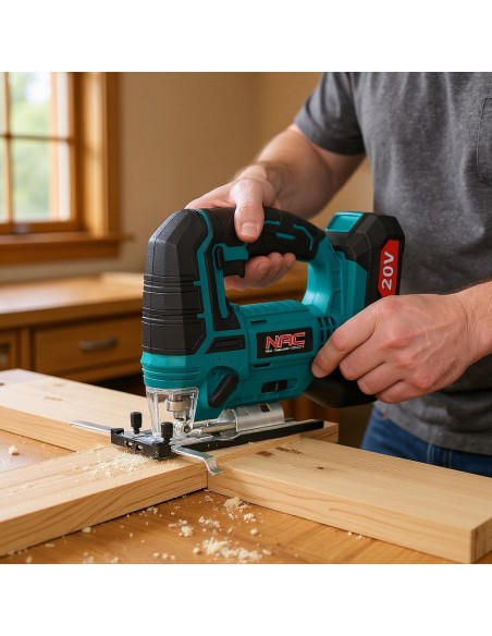 Akumulatorowa wyrzynarka z regulacją kąta cięcia NAC JS-20-LI-20V 5902490740082 8