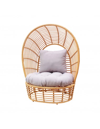 Technorattanowy fotel ogrodowy w stylu boho St. Louis Meven 115 × 82 × 144 cm 5902490784864