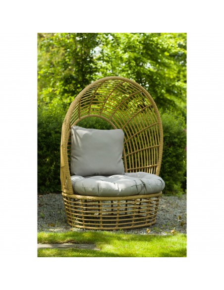 Technorattanowy fotel ogrodowy w stylu boho St. Louis Meven 115 × 82 × 144 cm 5902490784864 2