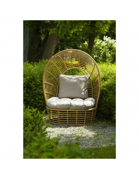 Technorattanowy fotel ogrodowy w stylu boho St. Louis Meven 115 × 82 × 144 cm 5902490784864 5