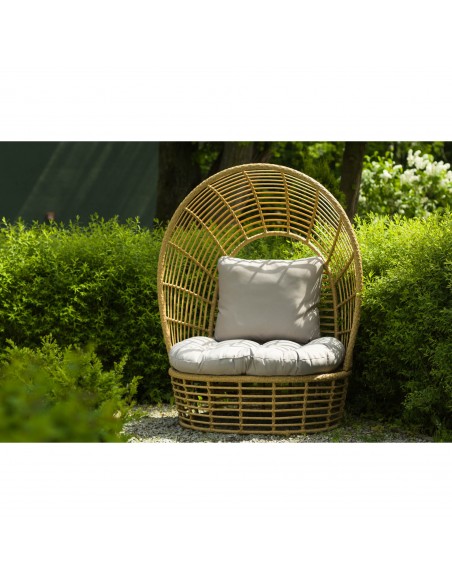 Technorattanowy fotel ogrodowy w stylu boho St. Louis Meven 115 × 82 × 144 cm 5902490784864 6