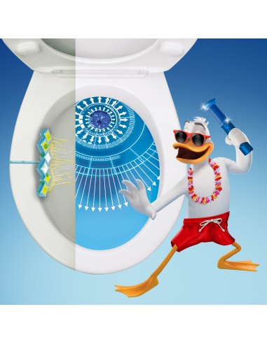 Żelowe krążki do toalety o zapachu eukaliptusa Duck Fresh Discs Active 5000204339048 2