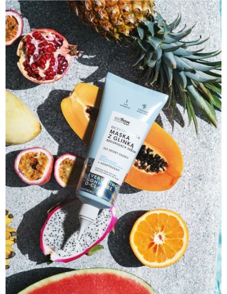 Oczyszczająca maska z glinką redukująca sebum So!Flow 100 ml 5907618136983 2