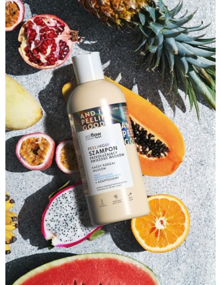 Peelingujący szampon przedłużający świeżość So!Flow 400 ml 5907618136969 2