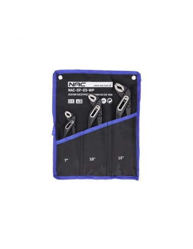 Zestaw szczypiec nastawnych do rur w etui NAC 7" 10" 12" 5905842527003 2