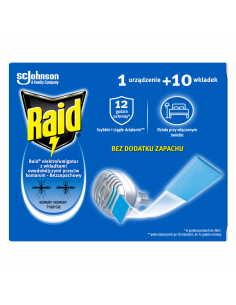 Owadobójczy elektrofumigator z wkładkami bezzapachowymi Raid 5000204406696