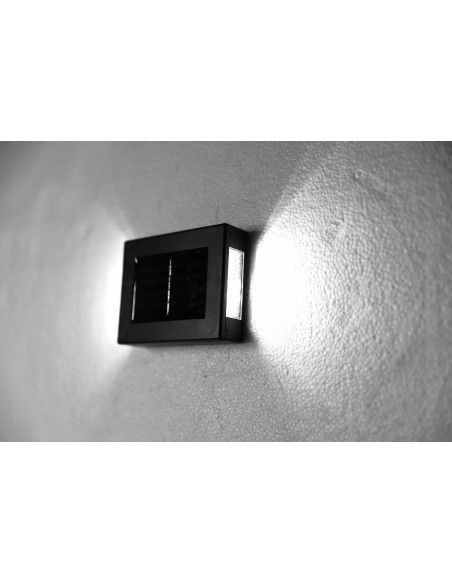 Ogrodowa lampa solarna ścienna z czujnikiem zmierzchu 4 LED 600 mAh Meven 5905842532212 7