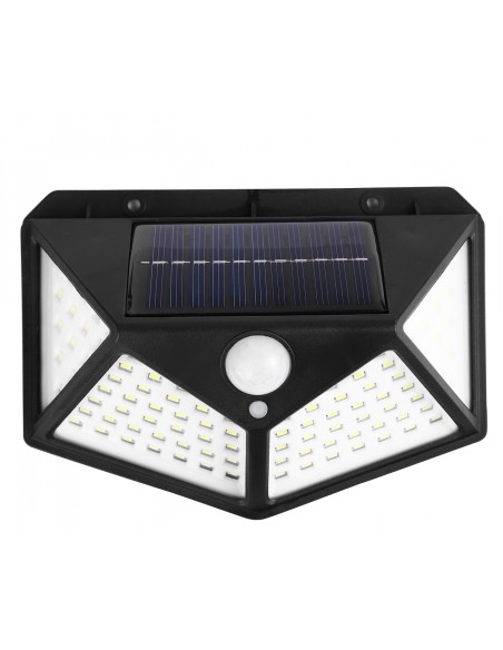 Lampa solarna ścienna kinkiet z czujnikiem ruchu 100 LED Meven 5905842532243 3