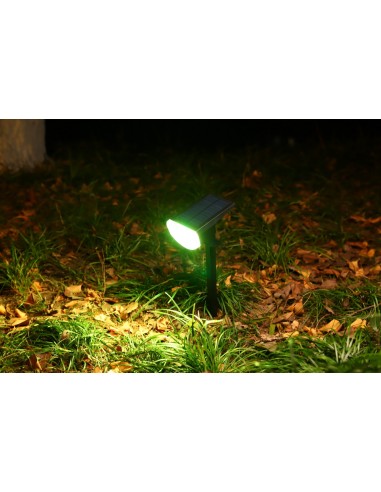Lampa solarna, reflektor wielokolorowy z czujnikiem zmierzchu 38 LED RGB Meven 2 szt. 5905842532250 6