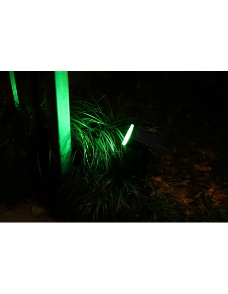 Lampa solarna, reflektor wielokolorowy z czujnikiem zmierzchu 38 LED RGB Meven 2 szt. 5905842532250 8