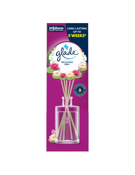 Dyfuzor z patyczkami zapachowymi Glade Relaxing Zen 50 ml 5000204395464