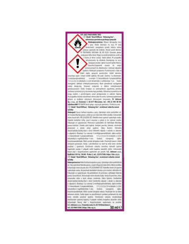 Dyfuzor z patyczkami zapachowymi Glade Relaxing Zen 50 ml 5000204395464 6