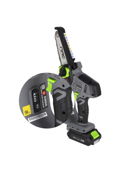 Pilarka łańcuchowa akumulatorowa z baterią i ładowarką 20V NAC CB20-12-B20-S 5905842524613 11