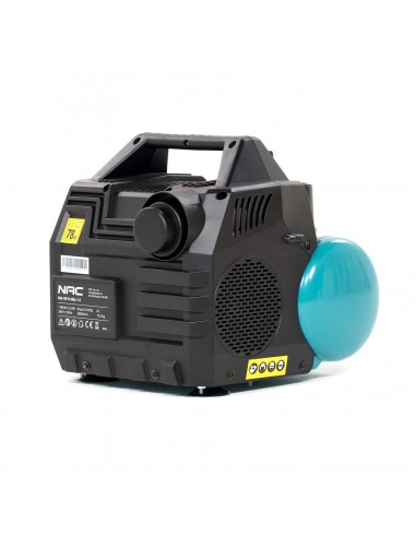 Kompresor bezolejowy ręczny 6 litrów, 1100W, 1,5HP NAC MA-OF-H-06L-1.5 5905842515635 3
