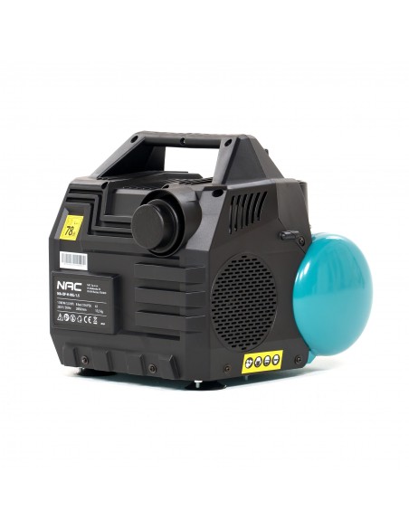 Kompresor bezolejowy ręczny 6 litrów, 1100W, 1,5HP NAC MA-OF-H-06L-1.5 5905842515635 3