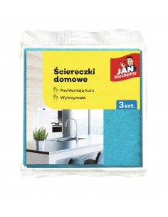 Ściereczki do ścierania kurzu 38x38cm 3szt Jan Niezbędny 5900536256610