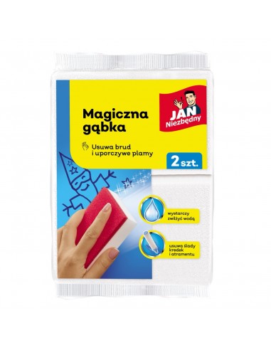 Magiczna gąbka do czyszczenia 2szt  Jan Niezbędny 5900536235417