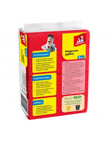 Magiczna gąbka do czyszczenia 2szt  Jan Niezbędny 5900536235417 3