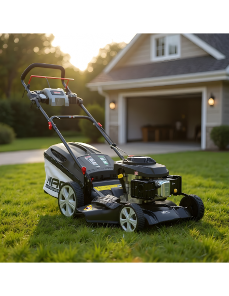 Kosiarka spalinowa z napędem 196 cm3 z funkcją mulczowania NAC LS50-196-HSD-NG 5902490742246 2