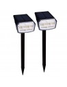 Lampa solarna, reflektor z czujnikiem zmierzchu 59 LED Meven 2 szt.