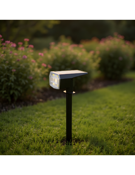 Lampa solarna, reflektor z czujnikiem zmierzchu 59 LED Meven 2 szt. 5905842532267 8