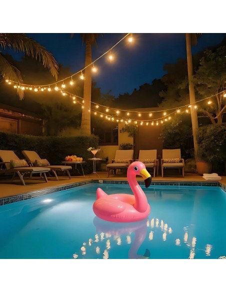 Girlanda solarna ogrodowa z pilotem, 11 trybów świetlnych 15 m 30+2 żarówki Meven 5905842532342 7