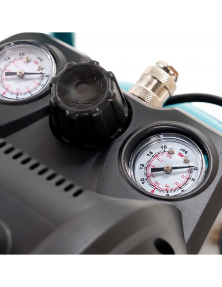 Kompresor bezolejowy z wyciszonym silnikiem 24 litry, 600W, 0,8HP MA-OF-SL-24L-0.8 5905842515642 6