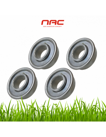 Zestaw wzmocnionych łożysk kół kosiarki 12,7 mm NAC 4 szt. 5902490762671 3