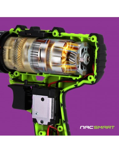 Zestaw NAC SMART: Robot koszący 22 cm + Wiertarko-wkrętarka akumulatorowa z udarem - Roboty koszące Zestaw NAC SMART: Robot koszący 22 cm + Wiertarko-wkrętarka akumulatorowa z udarem 5905842525719 3