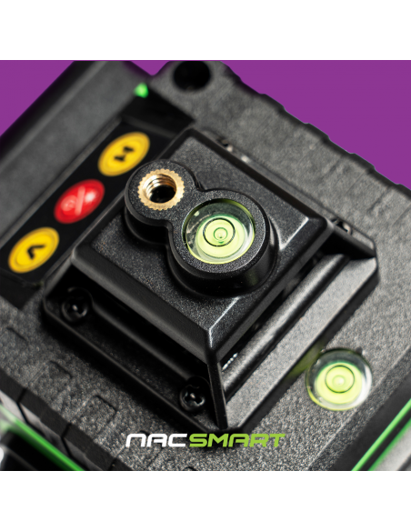 Laser krzyżowy, poziomica laserowa 4D 16 linii z akcesoriami NAC SMART 5905842528192 5