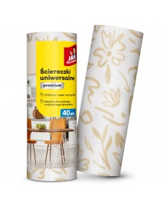 Premium ściereczki uniwersalne na rolce Jan Niezbędny 40 szt. 5900536361192