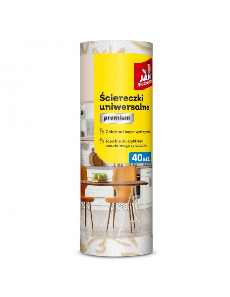 Premium ściereczki uniwersalne na rolce Jan Niezbędny 40 szt. - Ścierki i ściereczki Premium ściereczki uniwersalne na rolce Jan Niezbędny 40 szt. 5900536361192 3