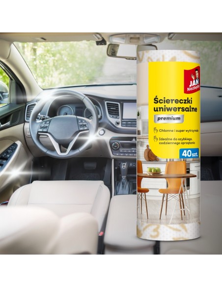 Premium ściereczki uniwersalne na rolce Jan Niezbędny 40 szt. - Ścierki i ściereczki Premium ściereczki uniwersalne na rolce Jan Niezbędny 40 szt. 5900536361192 6