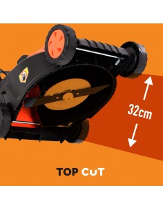Lekka kosiarka elektryczna z koszem 30L TOP CUT TC-KE1200-32 1200W 32cm 5905842513419 2