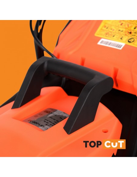 Lekka kosiarka elektryczna z koszem 30L TOP CUT TC-KE1200-32 1200W 32cm 5905842513419 8