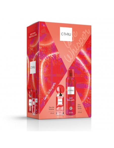 Zestaw prezentowy damski C-Thru Love Whisper, Dezodorant + Woda toaletowa 5900536354712