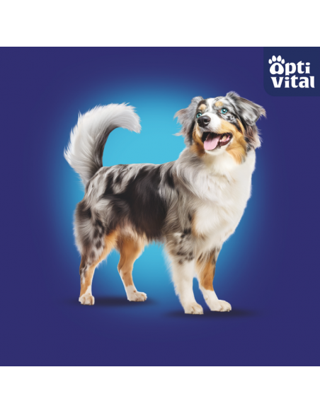 Mokra karma dla psa, soczyste kawałki z jagnięciną i wątróbką drobiową w sosie OptiVital 415 g 5907467782485 4