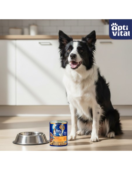 Zestaw mokra karma dla psa MIX SMAKÓW w sosie OptiVital 24x 415 g 5907467782485 13