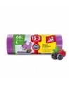 Worki na śmieci 60L o zapachu owoców leśnych z uszami Jan Niezbędny 15+3 szt.