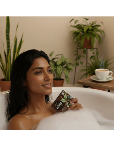 Kawowe mydło w kostce do rąk i ciała Luksja Aroma Senses Mind Balancing 90 g 5900536360119 7
