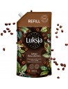 Pielęgnujące mydło w płynie o zapachu kawy, zapas Luksja Aroma Senses Mind Balancing 900 ml