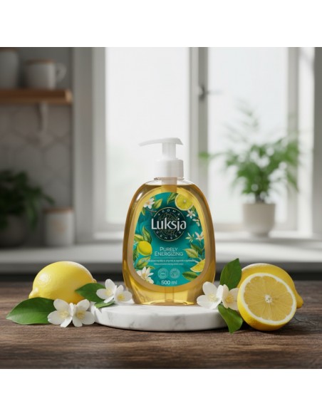 Pielęgnujące mydło w płynie o zapachu cytrusów Luksja Aroma Senses Purely Energizing 500 ml 5900536360706 6