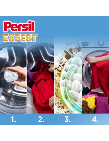 Delikatne kapsułki do prania Persil Deep Clean Discs 4w1 Expert Sensitive, 54 prania 9000101830828 4
