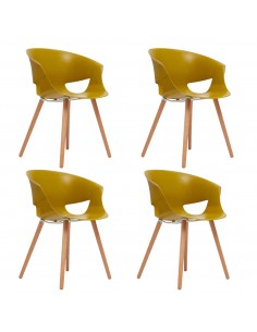 Ergonomiczne krzesła skandynawskie Belezzo Meven 4 szt. 5902490787339