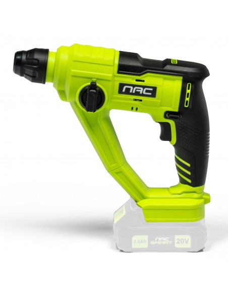 Mocna młotowiertarka udarowa 1,5 J NAC SMART NS-RH-20V-B, Body bez baterii 5905842532069 14