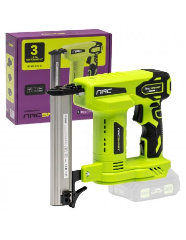 Gwoździarka akumulatorowa NAC SMART NS-NG-20V-B, Body bez baterii 5905842532137