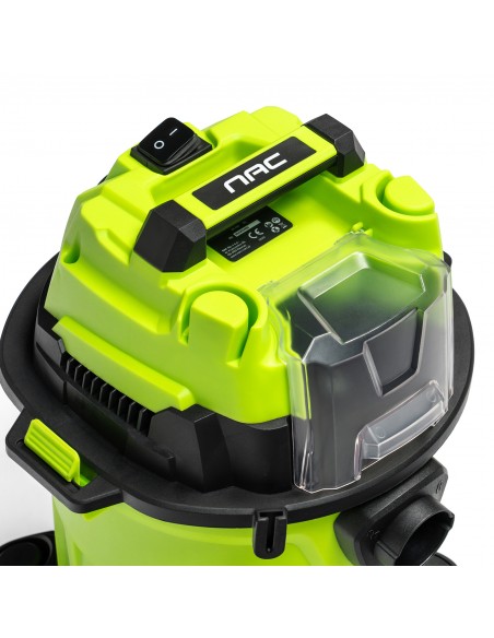 Akumulatorowy odkurzacz przemysłowy NAC SMART NS-IVC-20V-B, Body bez baterii 5905842532175 10