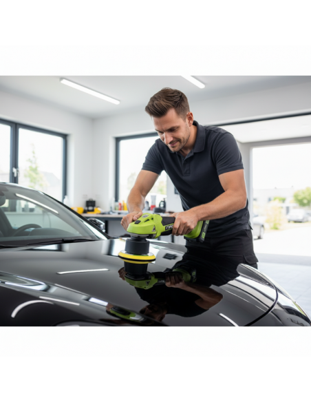 Akumulatorowa polerka samochodowa 125 mm NAC SMART NS-PP-20V-B, Body bez baterii 5905842532151 3